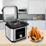 2.5L Electric Stainless Steel Deep Fryer Oil Square Electric Fryer for Household Outdoor Cooking US French Mechanical Accessory - Image 6