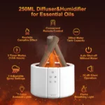 2025 New Product Home Appliances Electric Ultrasonic Aroma Diffuser with Remote Control for Home Office - Image 4